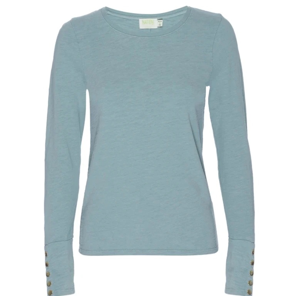 Nation LTD Janae Slim Crew Long Sleeve Tee Medium